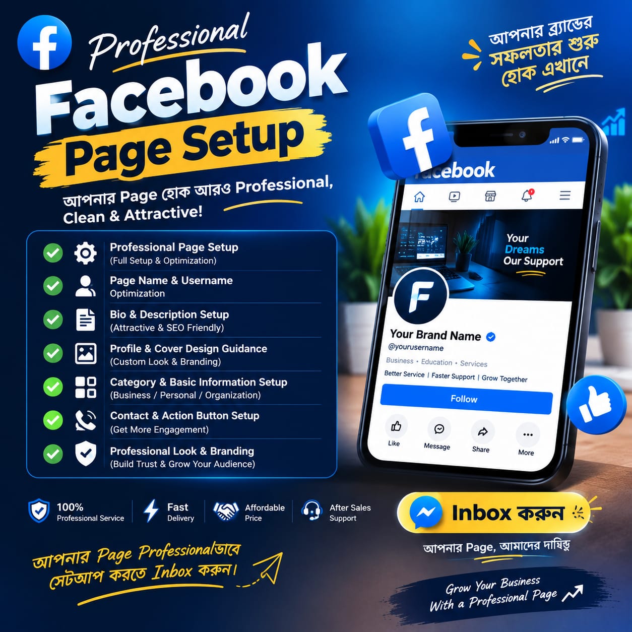 Professional Page Setup Service